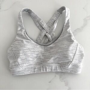 Lululemon Energy Sports Bra Wee are From Space Nimbus Battleship Size 4